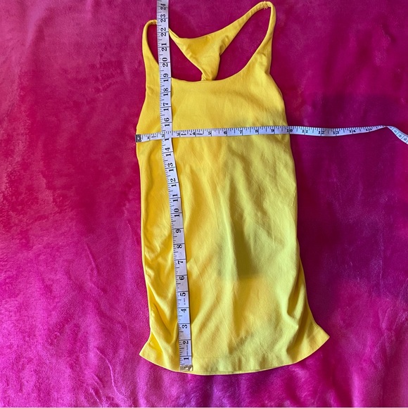 Bebe Yellow Racerback Tank Top Size P/S NWT - Picture 16 of 16